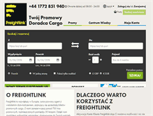 Tablet Screenshot of freightlink.pl