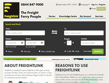 Tablet Screenshot of freightlink.co.uk
